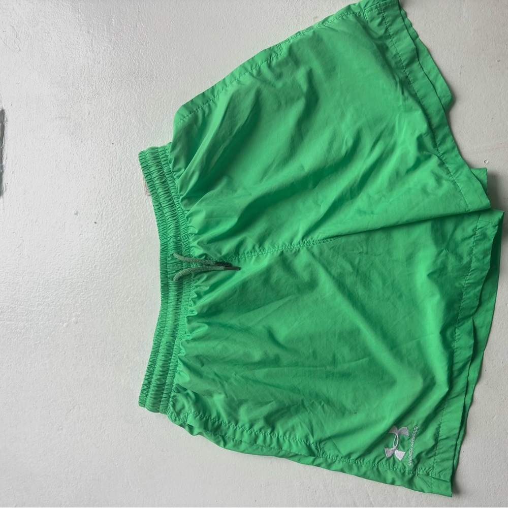 Under Armour Bright Green Mesh Shorts
